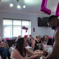 Tall Thick Gorgeous 🇬🇧 Milf.. <> Married Wife loves enjoying stripper BBC during her Hen Party..
