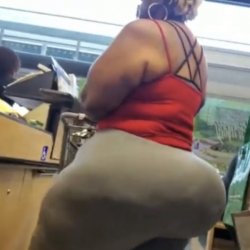 Phat booty GRANNY!!! went from talking to her in the grocery store to hitting it from that back!!!