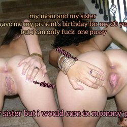 mom or sister ?