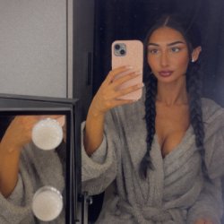 Just a girl, her mirror, and some naughty thoughts