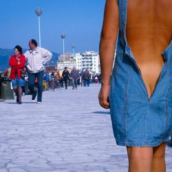 public flashing without panties...