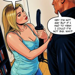 😏Sara’s first strap attack