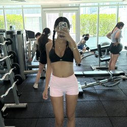 Still dripping from cardio… and not done yet