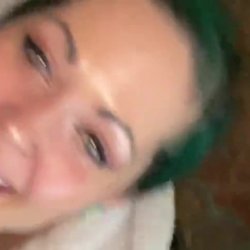 Pierced pawg getting nutted on